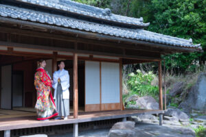 旧島津氏玉里邸庭園｜｜鹿児島でフォトウェディング・前撮りならウェディングセレクト！フォトウェディング
