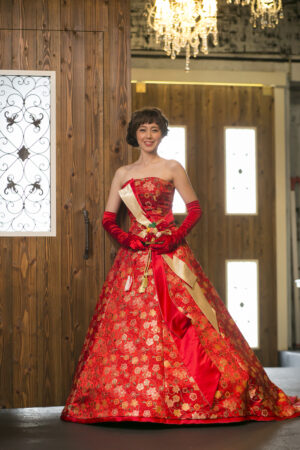 着物ドレス F1693