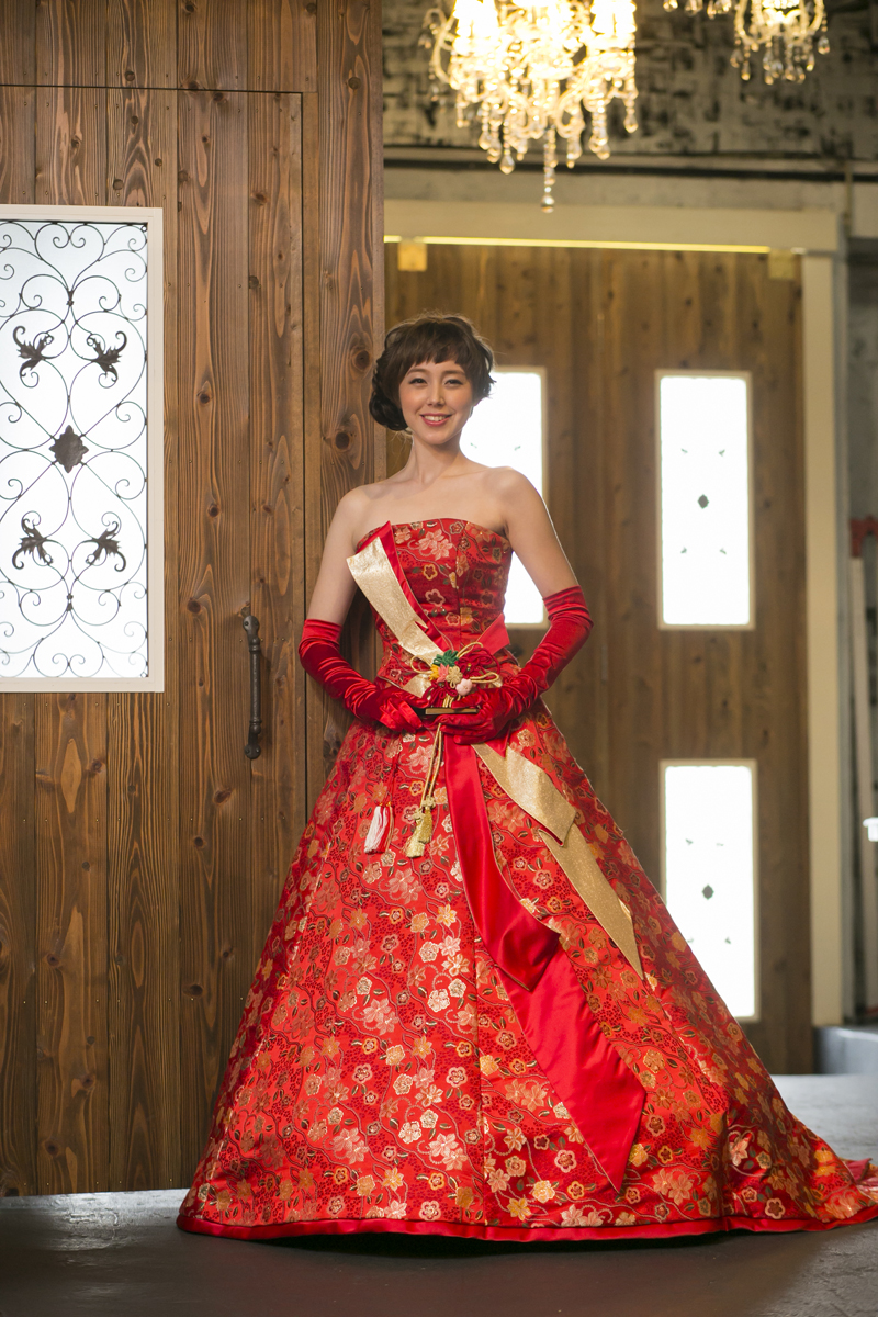 着物ドレス F1693