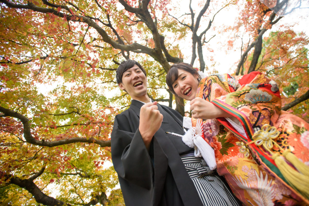 ～松風園～ロケーションフォト｜｜福岡・九州で和装の神社結婚式・和婚ならウェディングセレクト！和婚