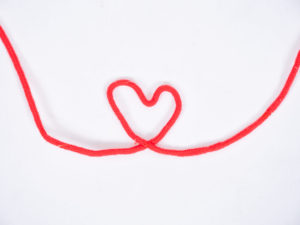 赤い糸（ハート）