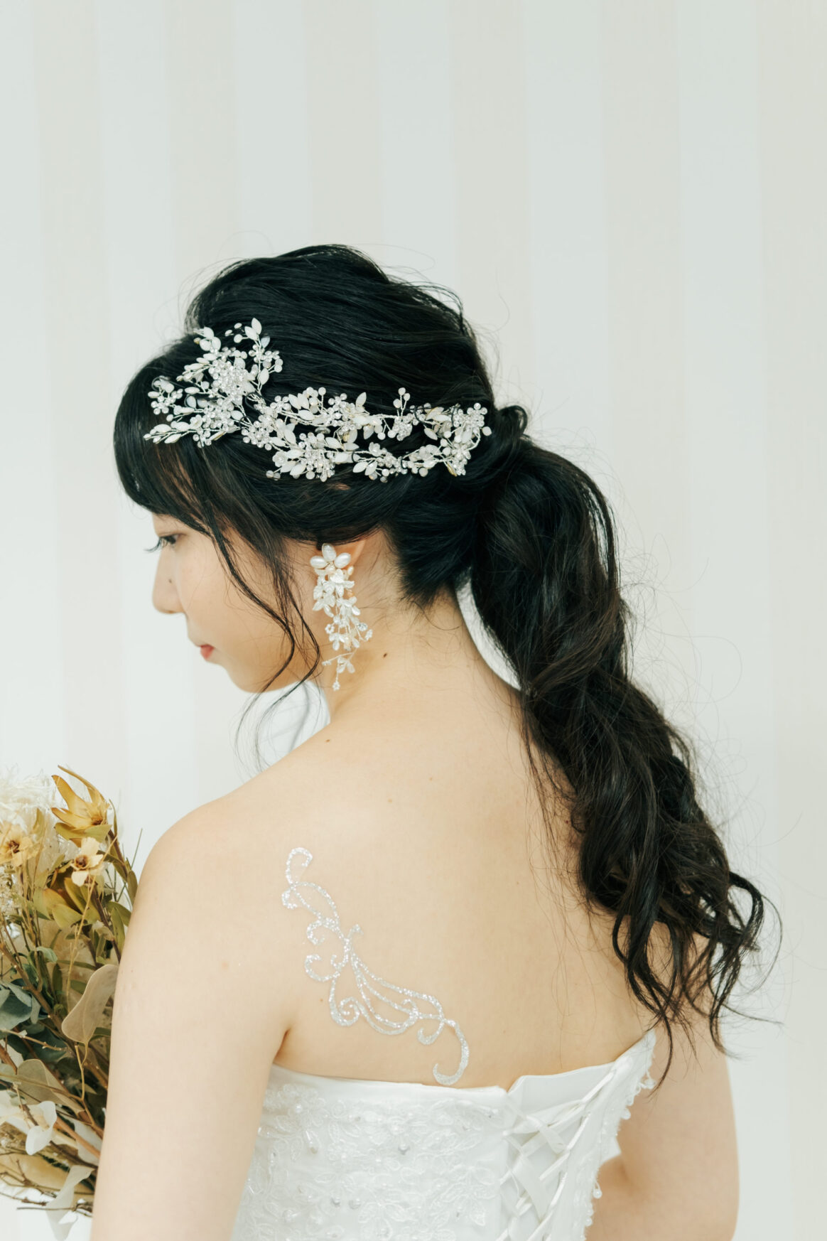 ポニーテールスタイル Style2 福岡 九州で和装の神社結婚式 和婚ならウェディングセレクト 和婚