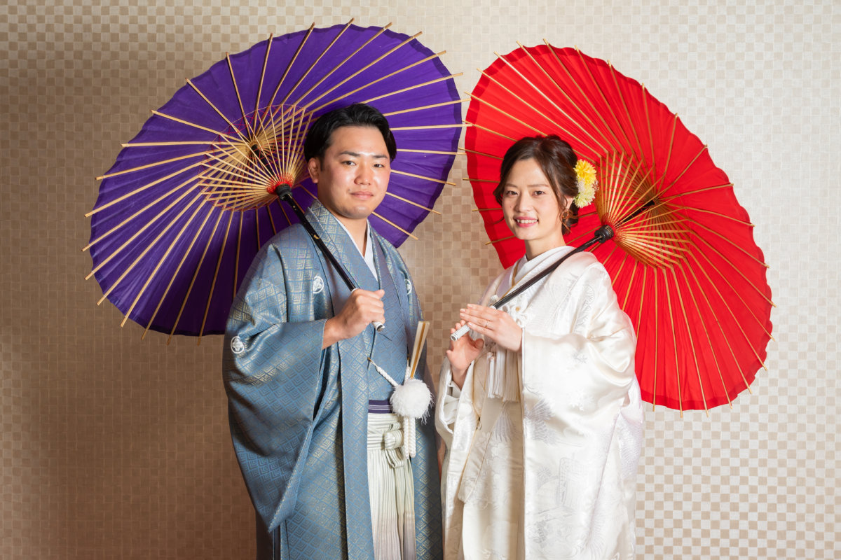 和装スタジオ｜お客様レポート｜福岡・九州で和装の神社結婚式・和婚ならウェディングセレクト！和婚