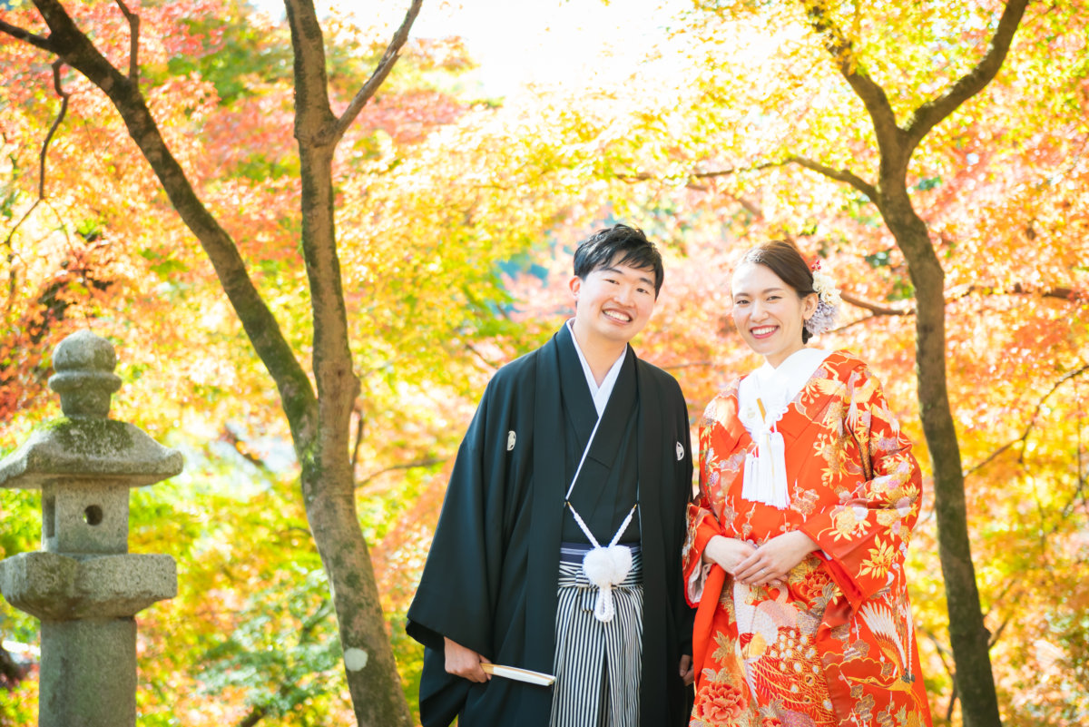 秋月城跡｜お客様レポート｜福岡・九州で和装の神社結婚式・和婚ならウェディングセレクト！和婚