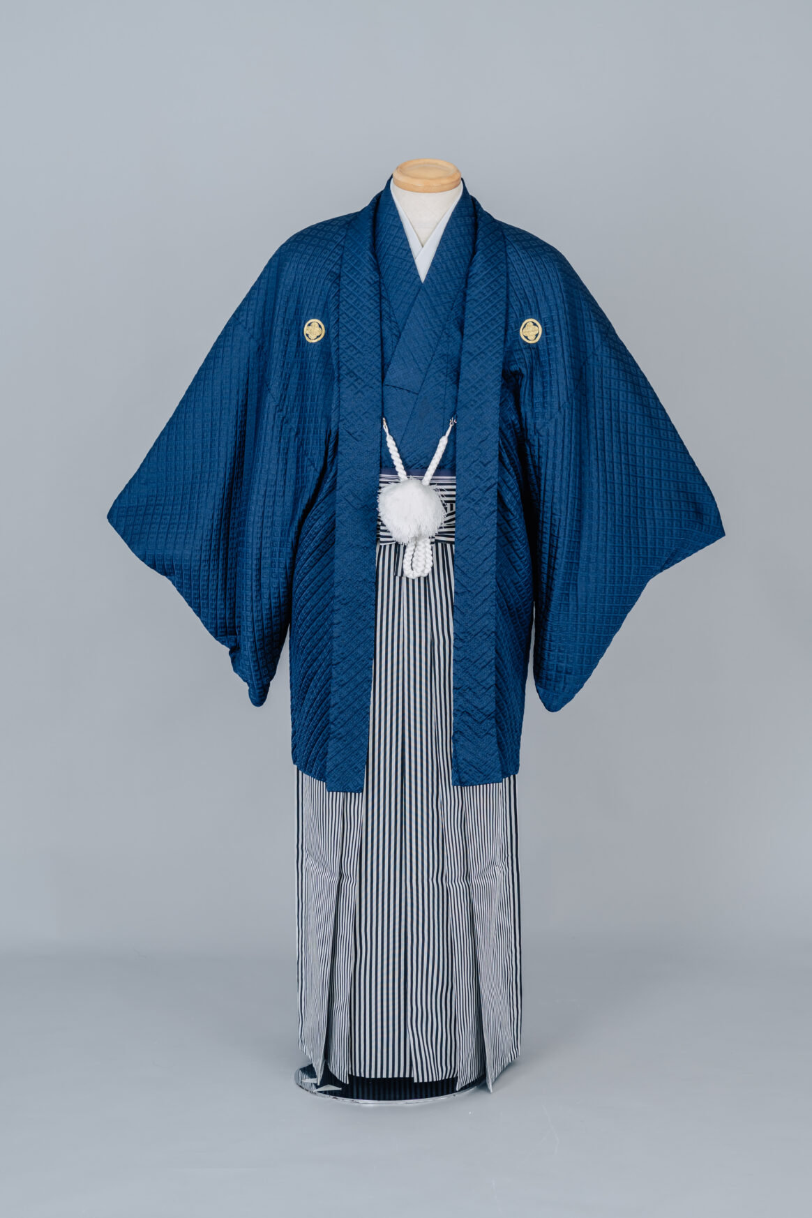 紋付袴（紺・金）004