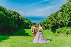 崎野自然公園｜フォトウェディング・前撮りに人気のロケーションスポット｜福岡・九州でフォトウェディング・前撮りならウェディングセレクト！フォトウェディング