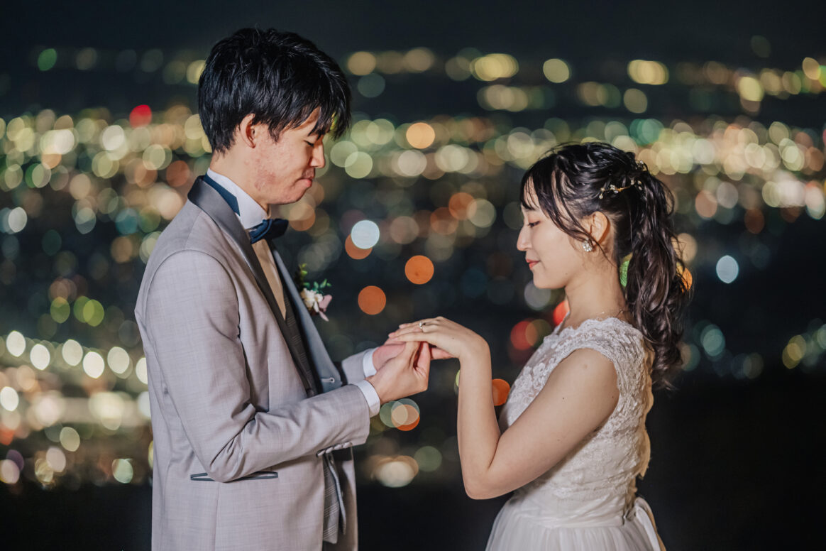 皿倉山｜フォトウェディング・前撮りに人気のロケーションスポット｜福岡・九州でフォトウェディング・前撮りならウェディングセレクト！フォトウェディング